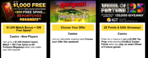 Golden Nugget Casino Bonus